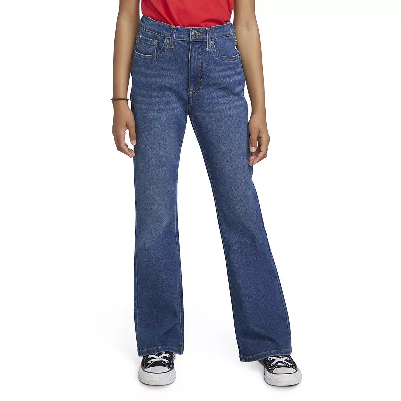 High Rise Flare Jeans - Dark Wash