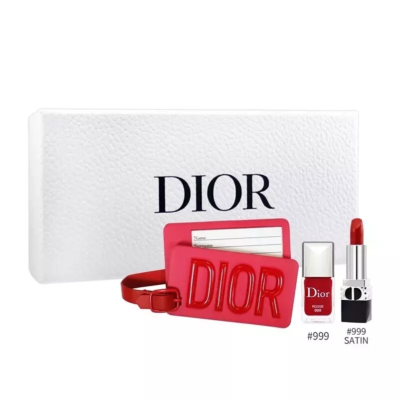 Dior makeup traveling lipstick nail polish gift top set limited edition