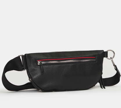 Charles Crossbody Med Short Strap - Black/Gunmetal