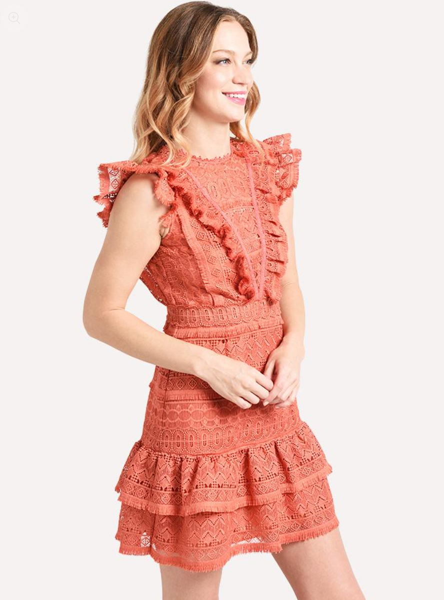 Carlotta Dress - Red