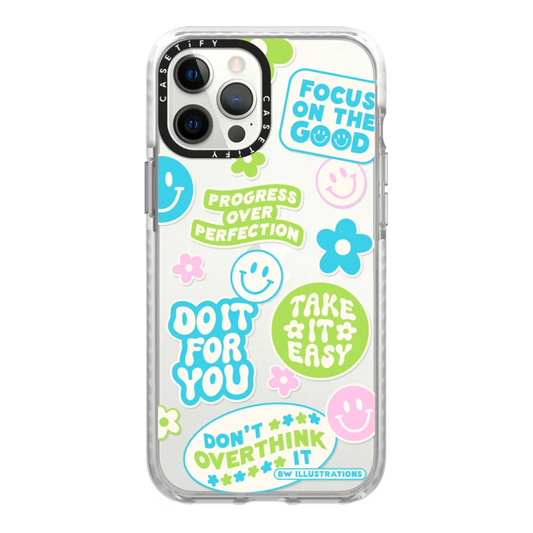 Positive Quote Stickers Phone Case