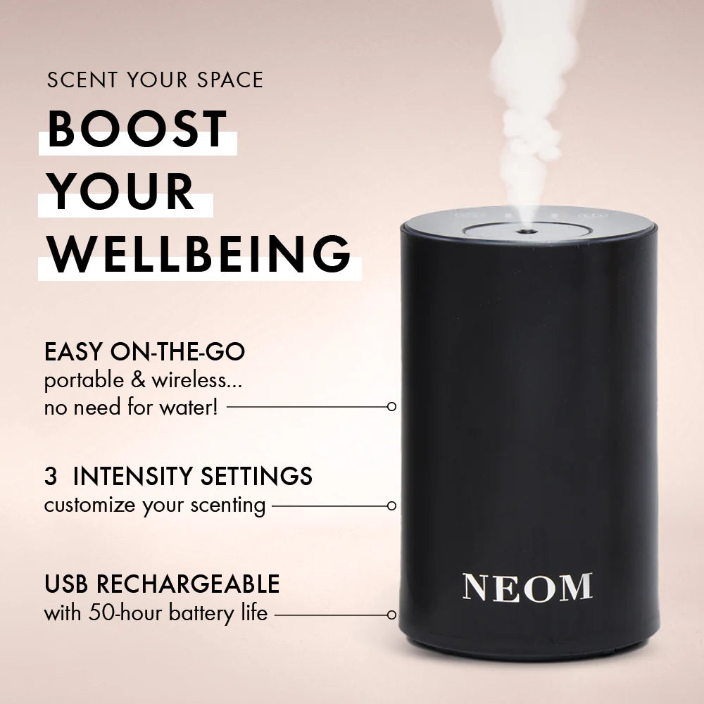 Wellbeing Pod Mini - Waterless Essential Oil Diffuser in Black