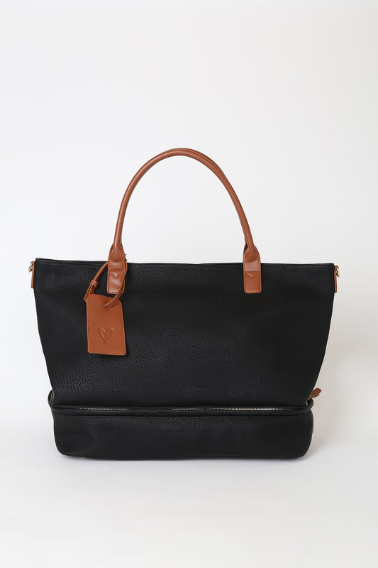 Weekend Traveler Tote Bag - Black