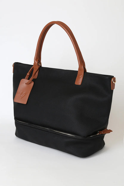 Weekend Traveler Tote Bag - Black