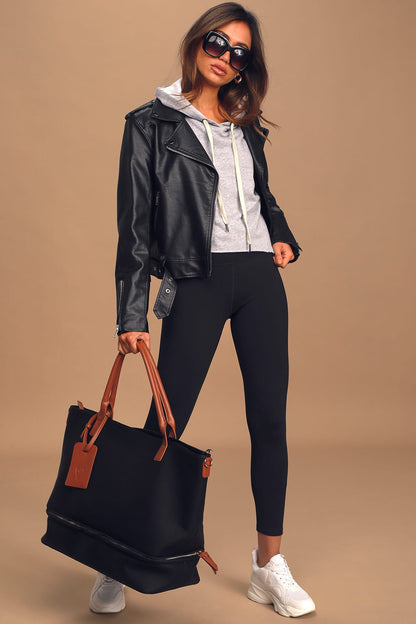 Weekend Traveler Tote Bag - Black