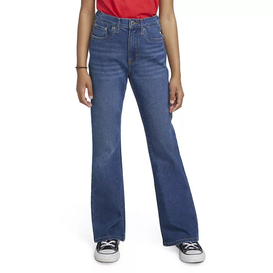 High Rise Flare Jeans - Dark Wash