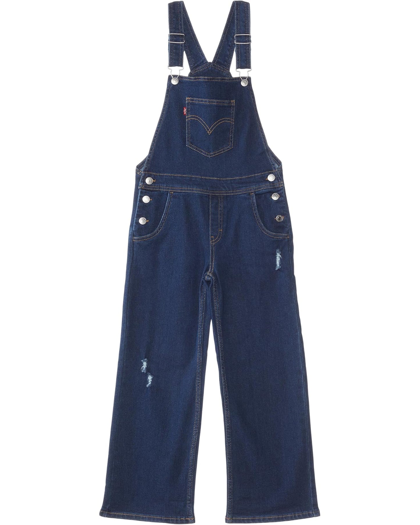 Baggy Denim Overalls - Dark Wash