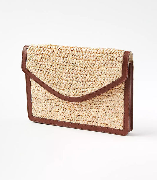 Raffia Clutch - Natural