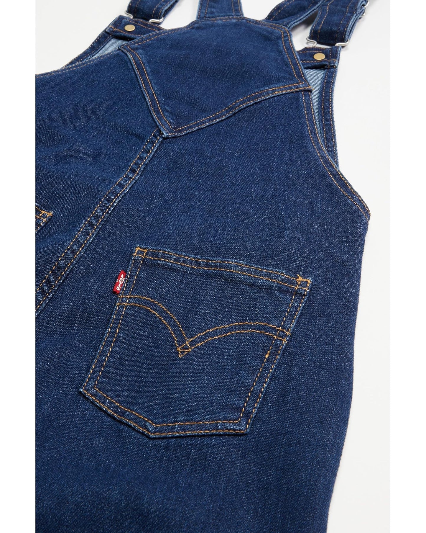 Baggy Denim Overalls - Dark Wash