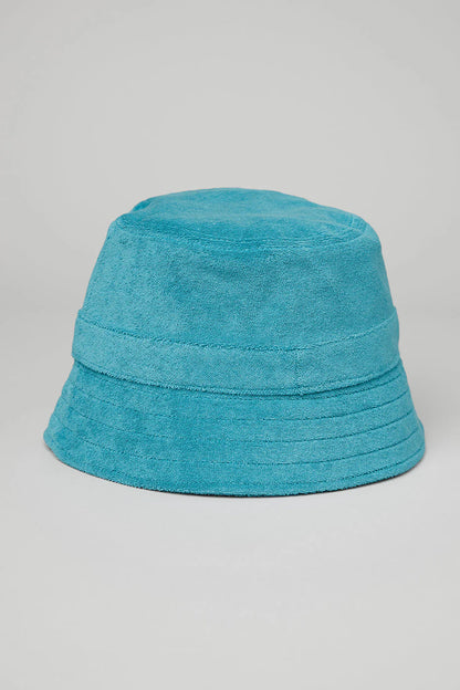 Terry Beachside Bucket Hat - Blue Splash