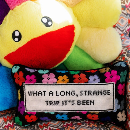 Long Strange Trip Needlepoint Pillow