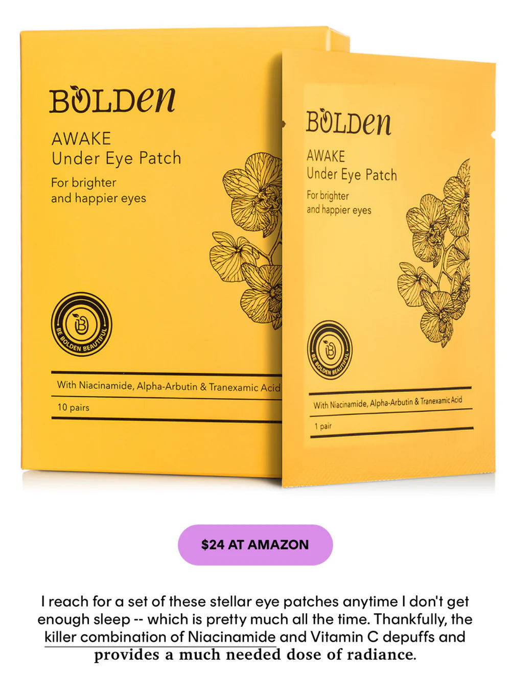 AWAKE Under Eye Patches - 10 Pairs