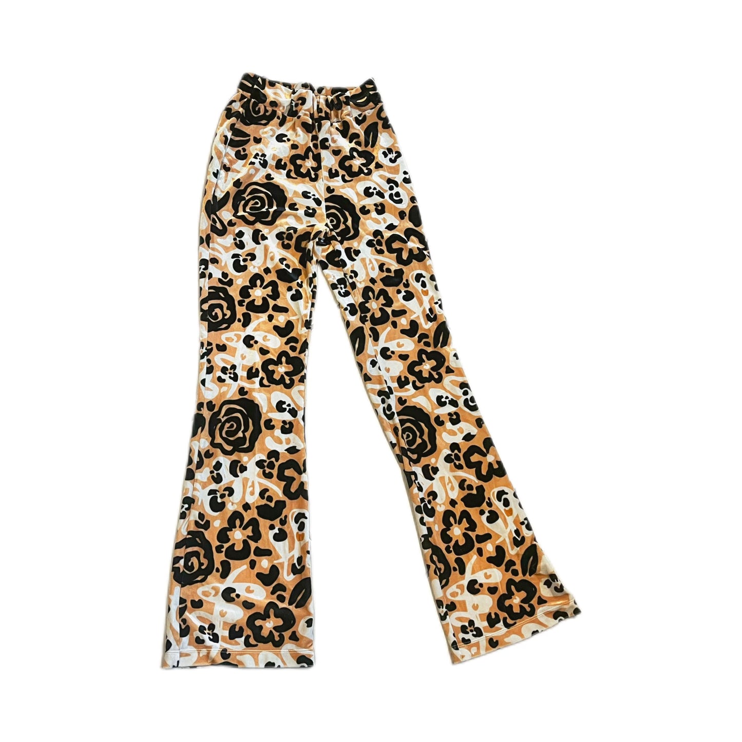 Velvet Bell Bottoms - Gold