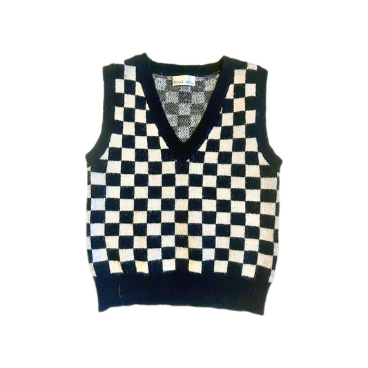 Sweater Vest - Black/Gray