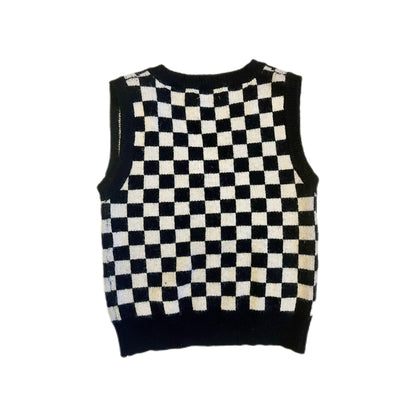 Sweater Vest - Black/Gray