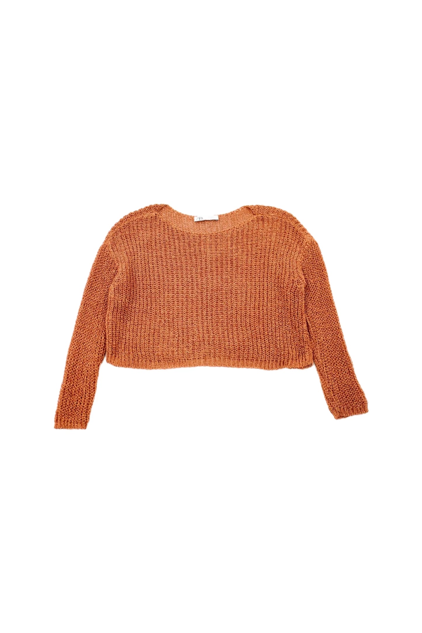 Loop Knit Sweater - Orange