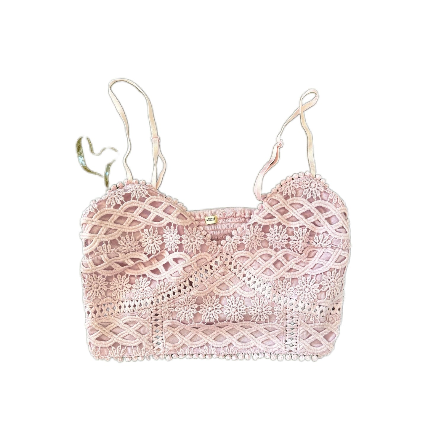 Lucy Laced Bralette - Dirty Pink