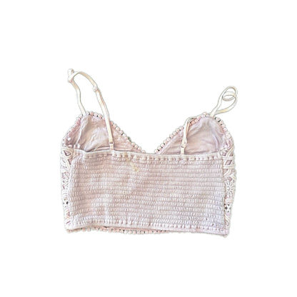 Lucy Laced Bralette - Dirty Pink