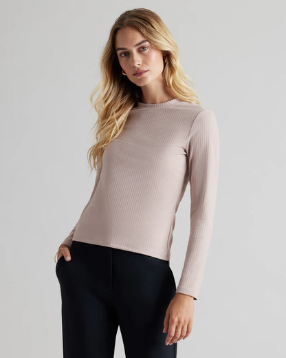 Modern Rib Long Sleeve - Pink