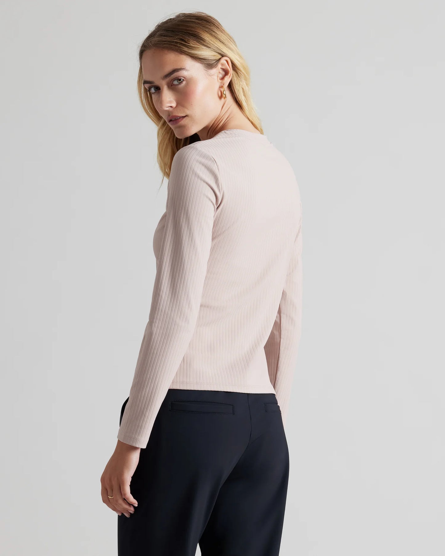 Modern Rib Long Sleeve - Pink