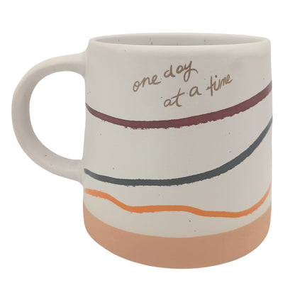 One Day At a Time Ceramic Mug - 11 oz