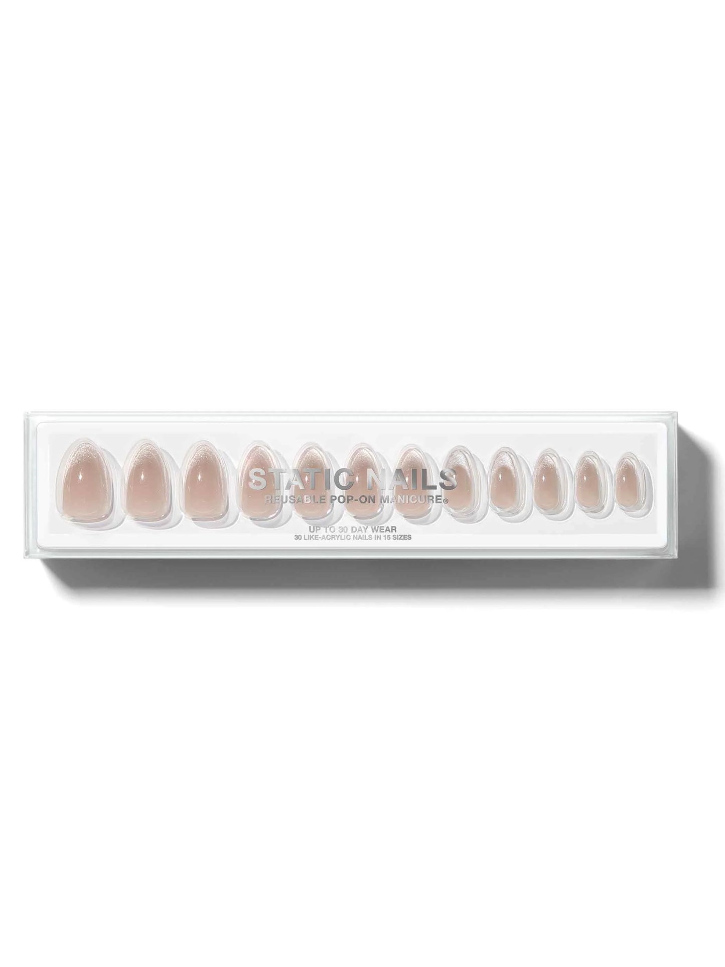 Reusable Pop-On Manicure Nails - Champagne