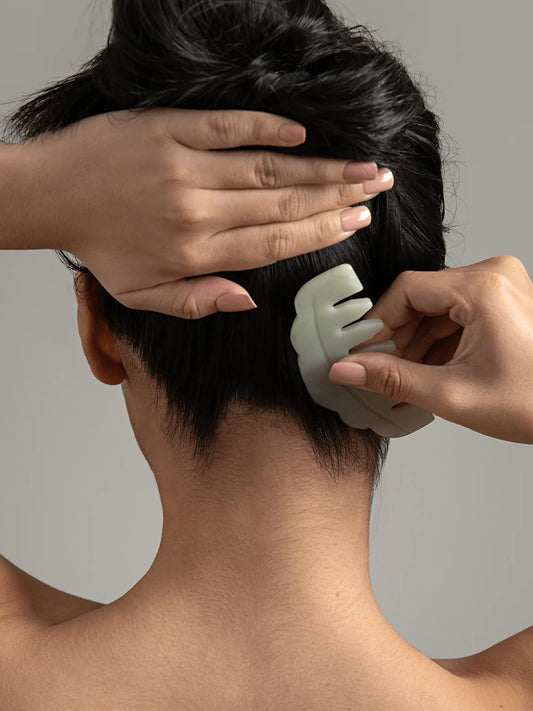 The Jade Massaging Gua Sha Comb