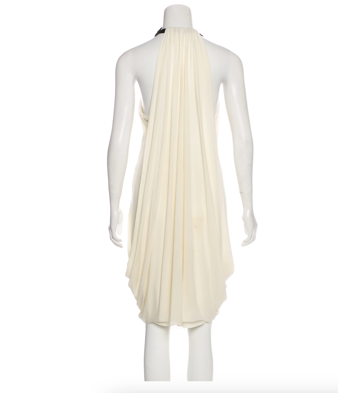 Halter Draped Dress - Ivory