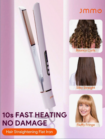 Hair Straightener Flat Iron - White