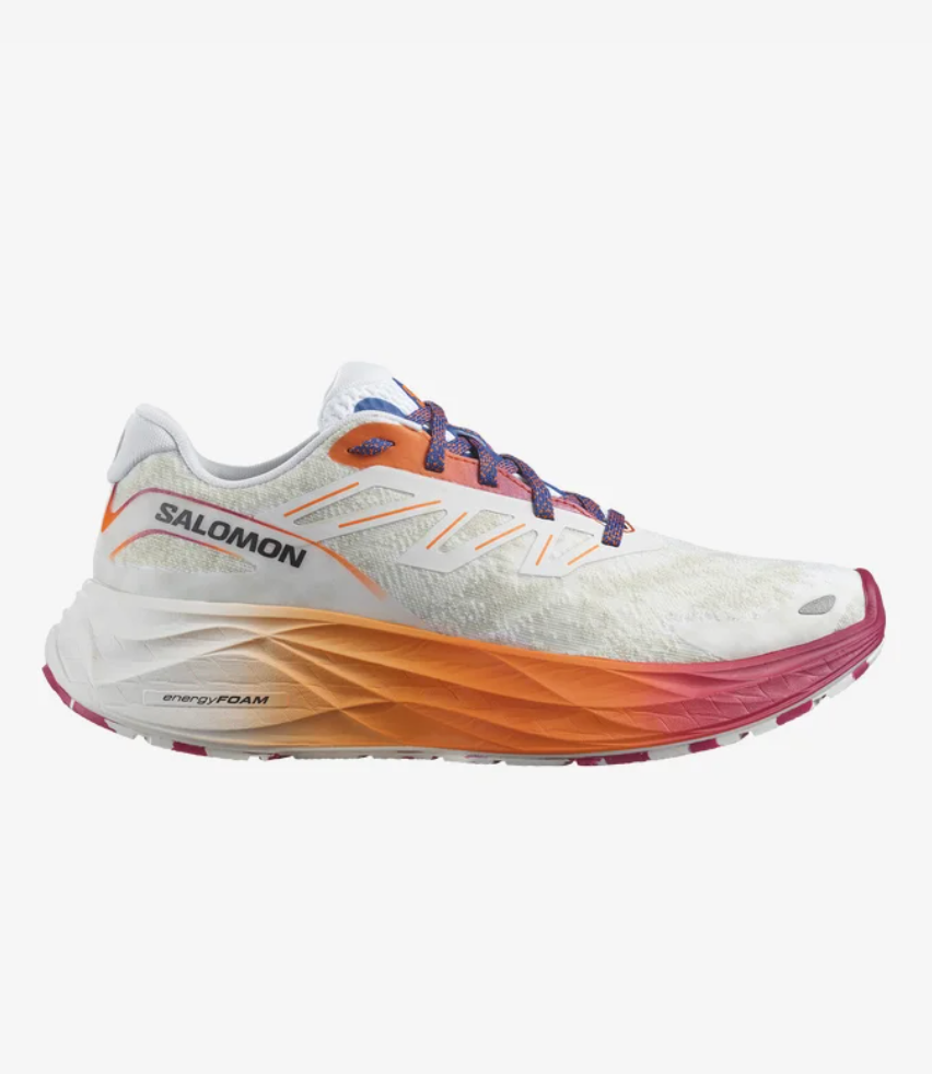 Women's Aero Glide 2 Running Shoes - White/Pink