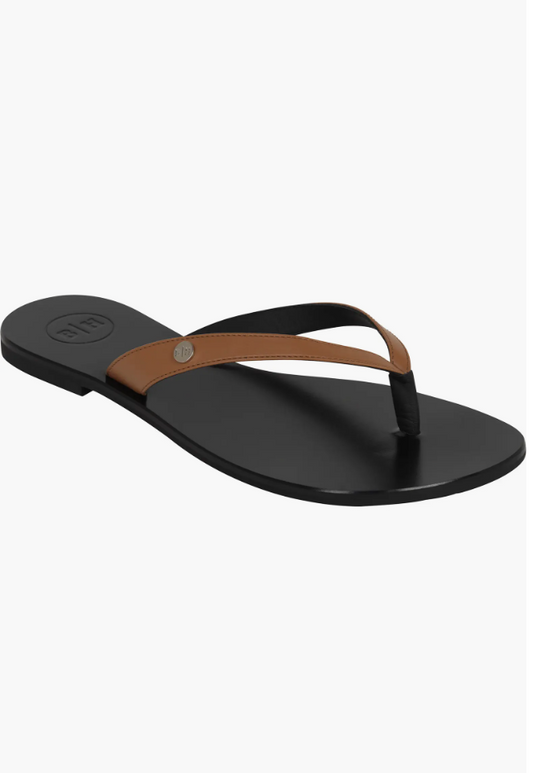 Aminata Flip Flops - Tan