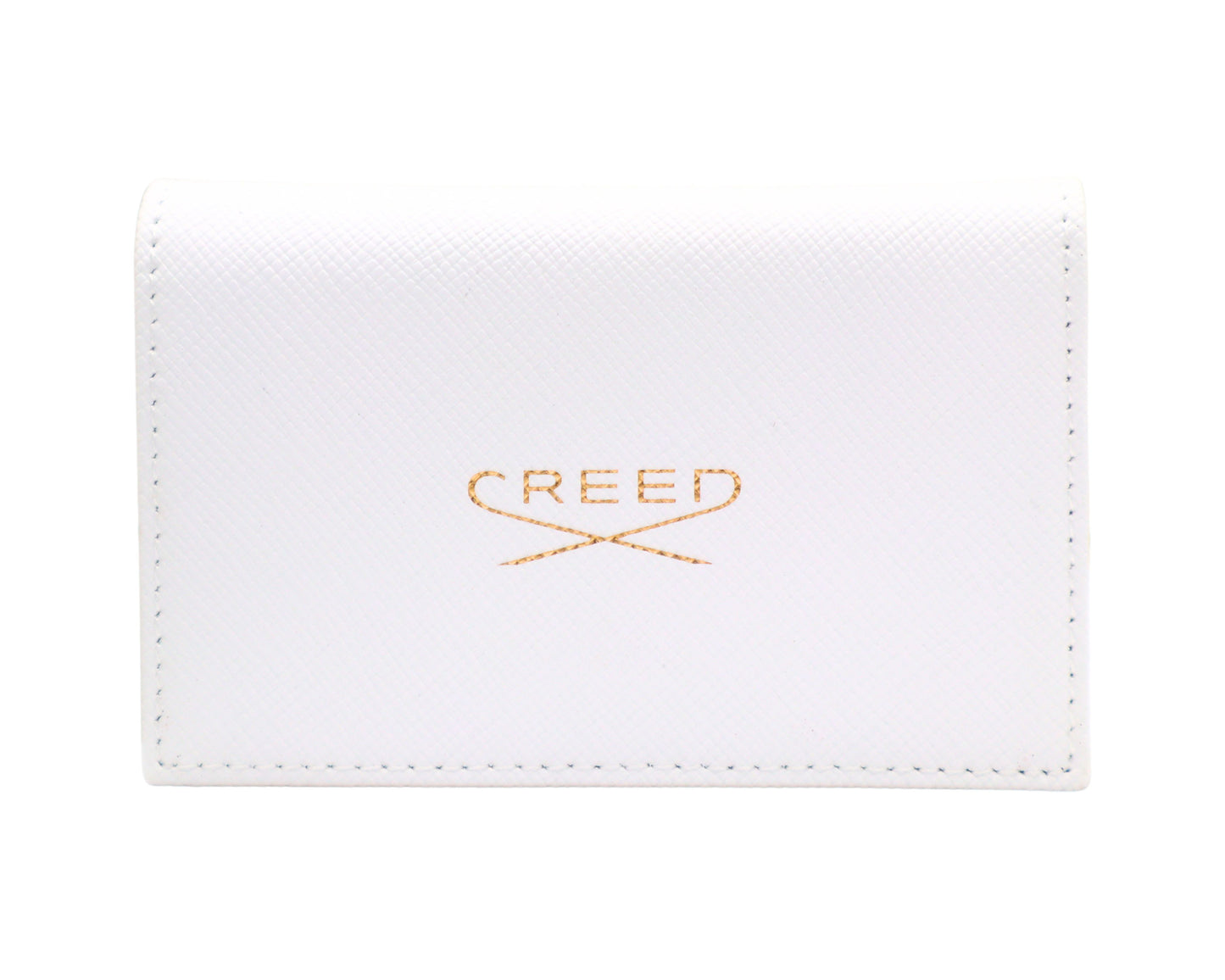 Women's Leather Sample Wallet - White - 8 Fragrance Samples