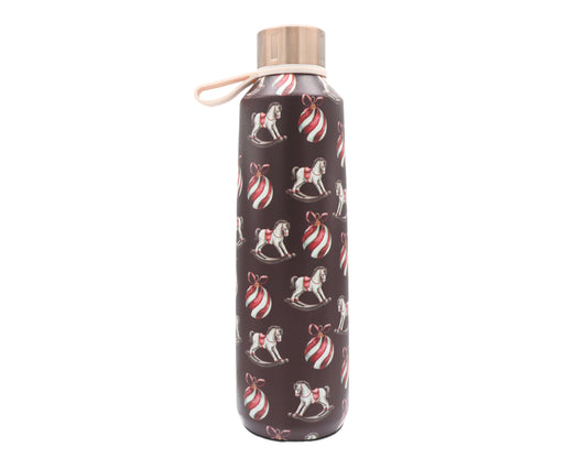 Triple Wall Insulation Flask - Burgundy - 17 fl oz