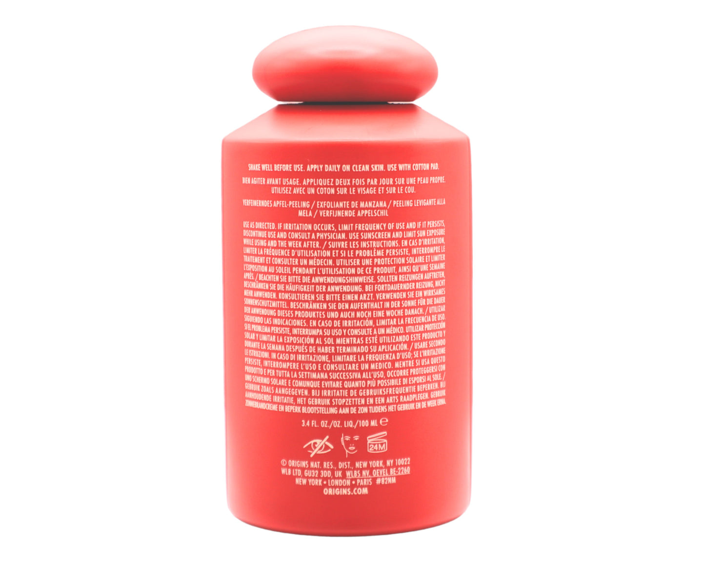 Liquid Exfoliating Apple Face Peel - 3.4 fl oz