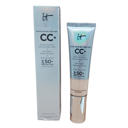 CC+ Color Correcting Full Coverage Cream Foundation with SPF 50 - Fair Ivory - 1.08 fl oz