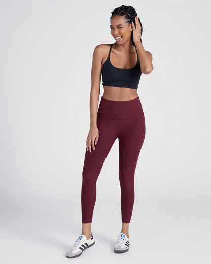 Spacedye Pocket Legging - Red Wine