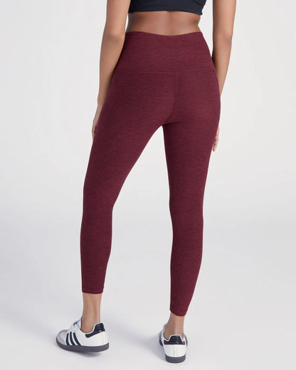 Spacedye Pocket Legging - Red Wine