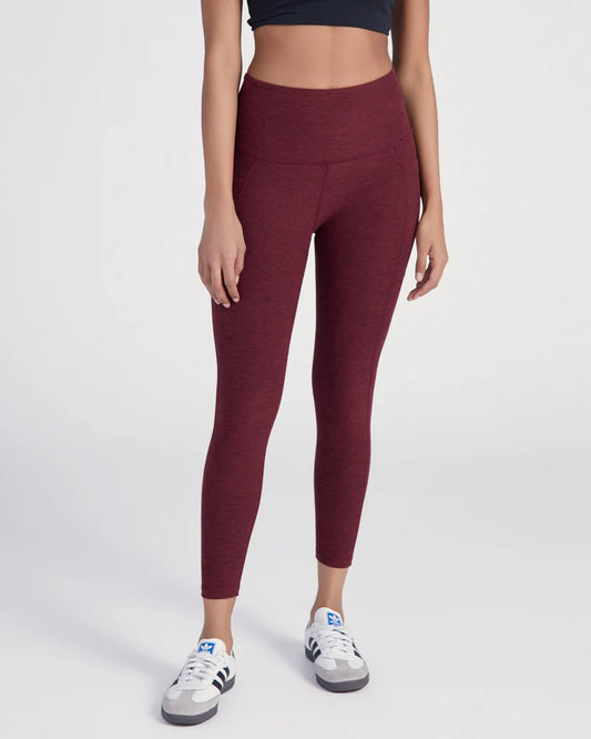 Spacedye Pocket Legging - Red Wine