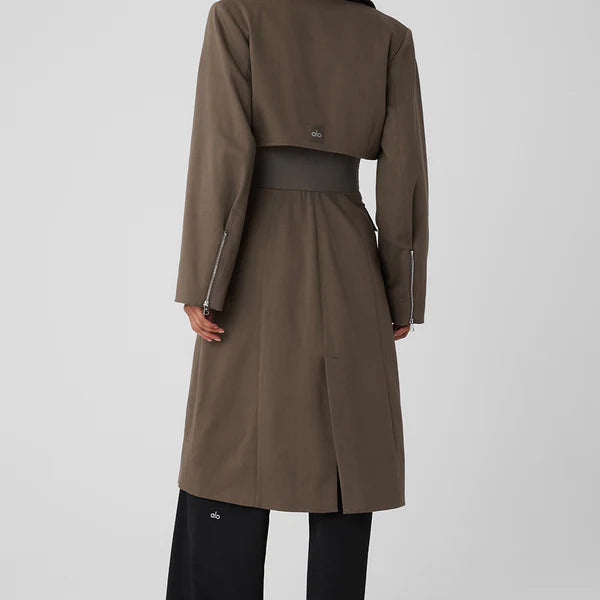 Formation Trench Coat - Olive Tree