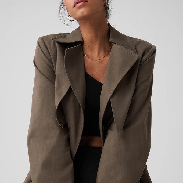 Formation Trench Coat - Olive Tree