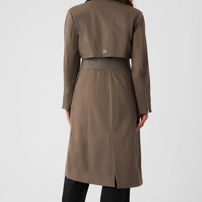 Formation Trench Coat - Olive Tree