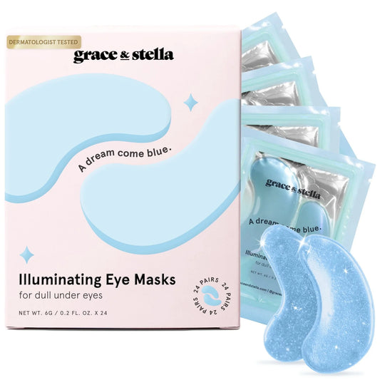 Illuminating Blue Eye Masks - 24 Pairs