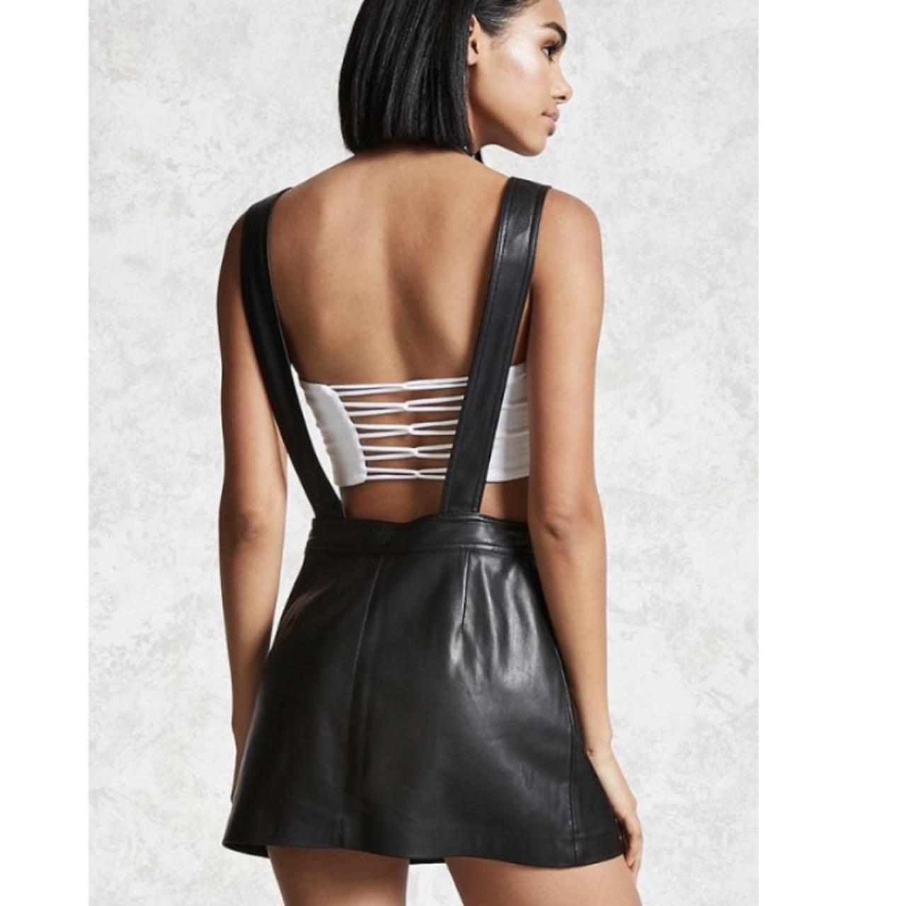 Leather Dress - Black