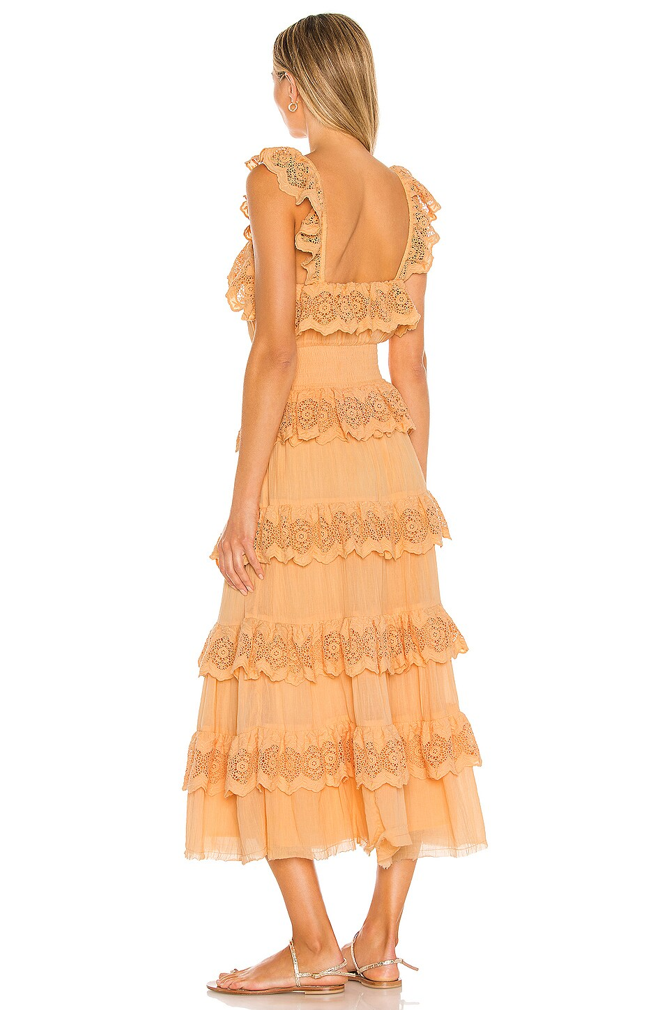 Julian Dress - Cantaloupe Orange