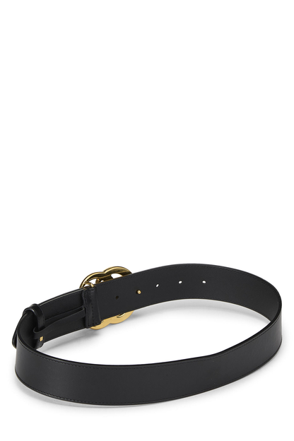 Leather GG Marmont Belt - Black