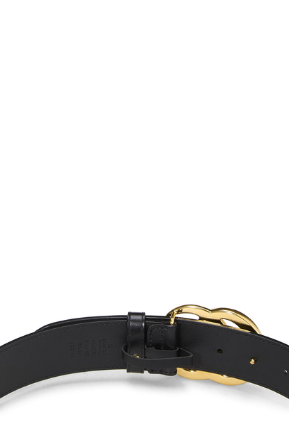 Leather GG Marmont Belt - Black