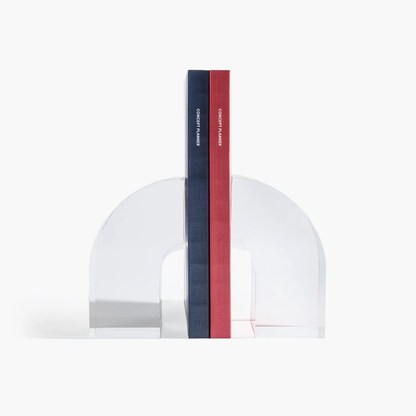 Arc Bookends - Clear