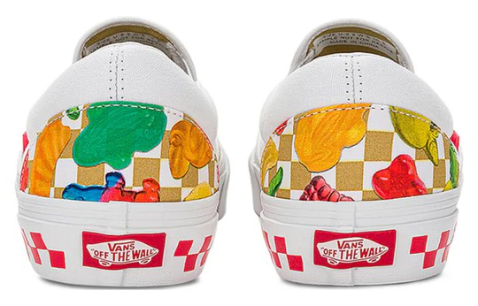 Vans slip-on x Haribo - White