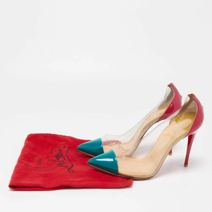 Patent and PVC Debout Pumps - Multicolor