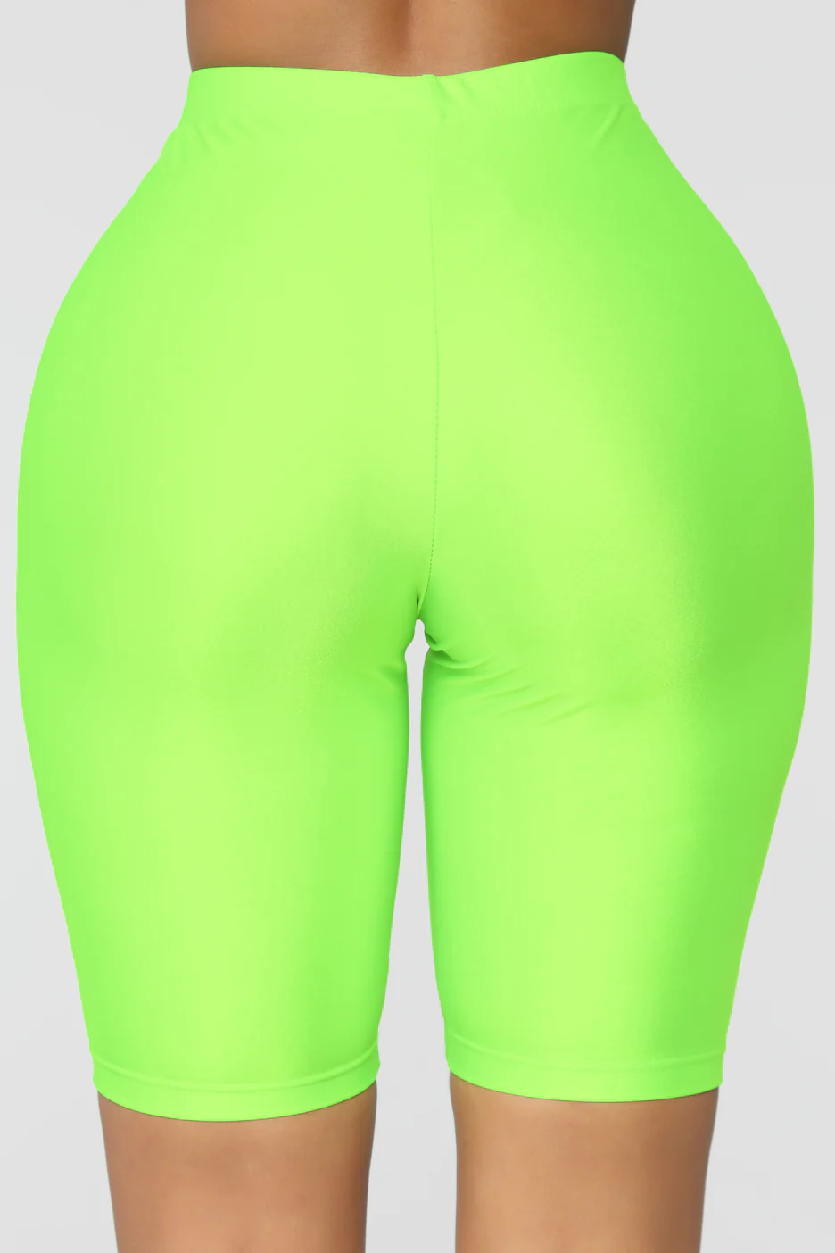 Curves For Days Biker Shorts Neon Green RE GIFT